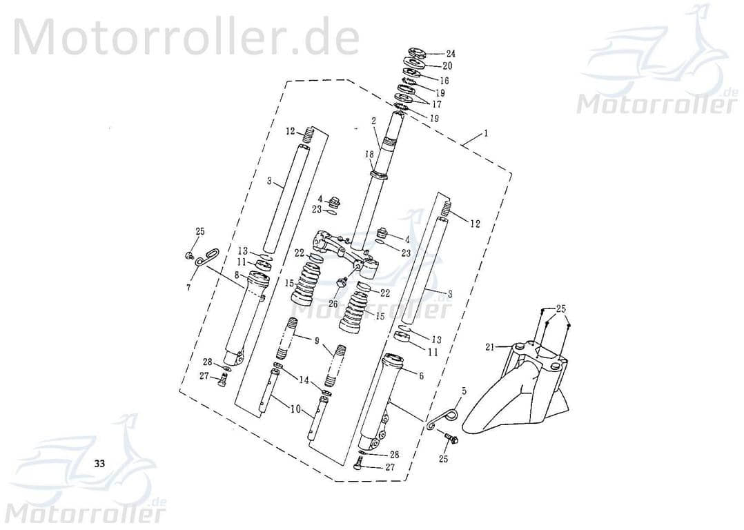 SMC Bundschraube Extra 50 B 50kmh Flanschschraube 50ccm 2Takt Motorroller.de Maschinenschraube Flansch-Schraube Maschinen-Schraube Bund-Schraube
