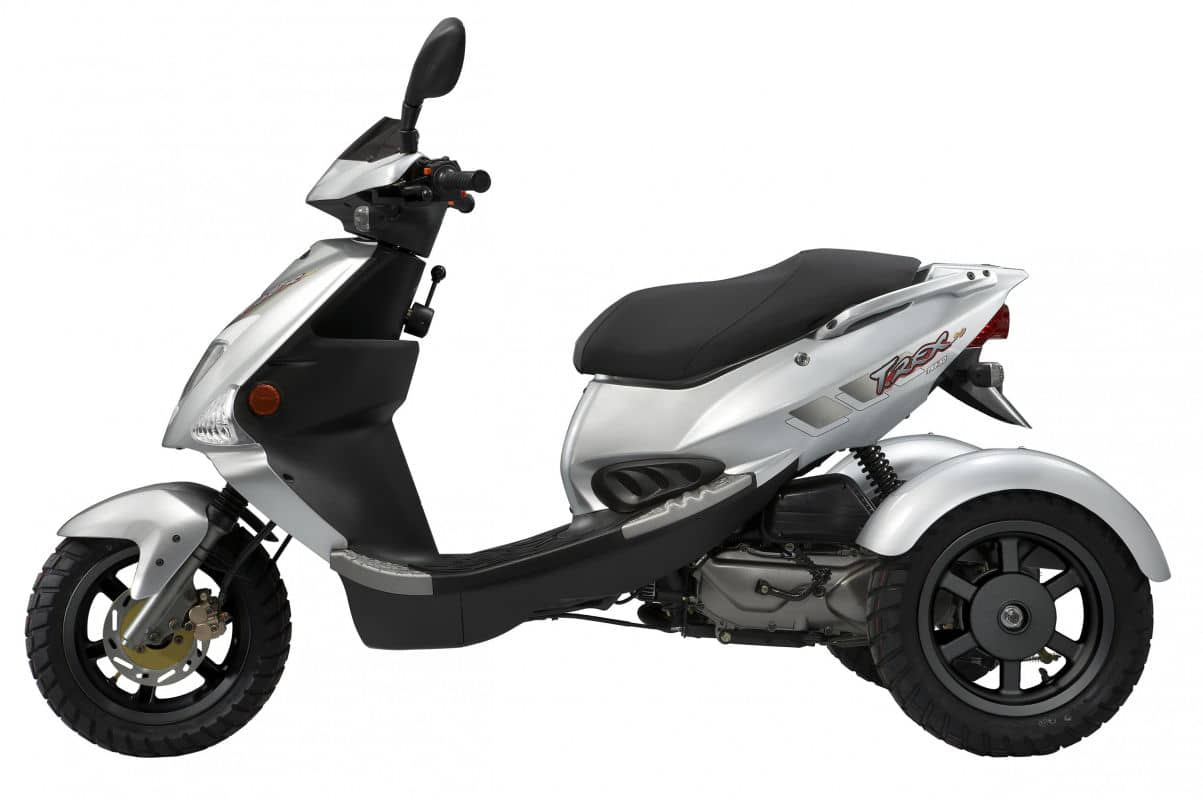 PGO TR3 45 km/h silber Dreiradroller Gebraucht Trike Dreiradscooter 3-Rad