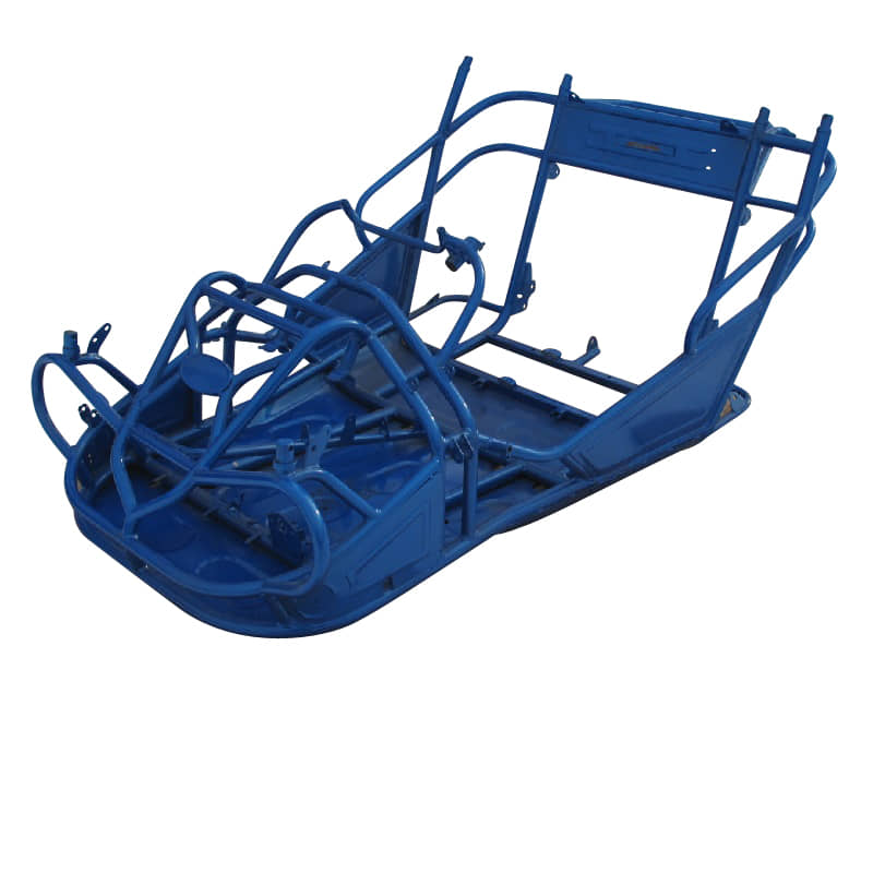 Rahmen blau Fahrgestell Tongjian Strassenbuggy 150 2.000.044-B Motorroller.de Eppella ECM TBM Twister Hammerhead Wangye Kasea Buggy