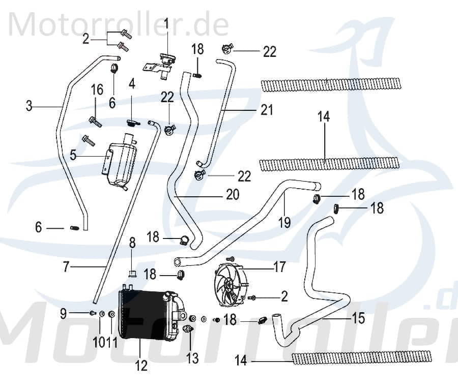 SMC Gummibuchse Generic Zion 125 Silentlager 57045N140000 Motorroller.de Silentblock Silentbuchse Lagerbuchse Motorlager Lagerhülse Gummihülse Scooter