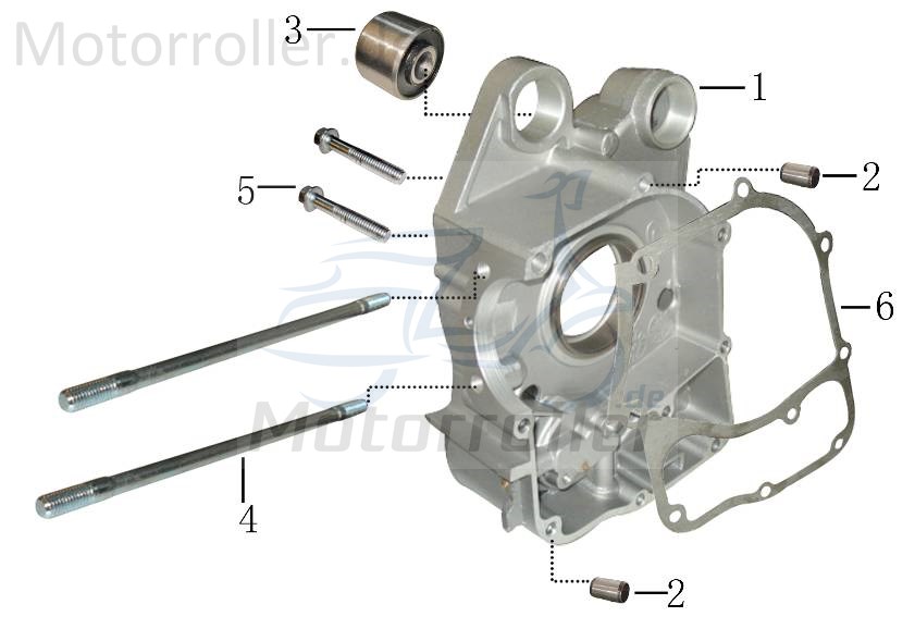 AGM Fighter 125 One Motorlagerbuchse 125ccm 4Takt 281318000000 Motorroller.de 10x28x22mm Gummilager Silentblock Gummidämpfer Silentlager Anschlagblock