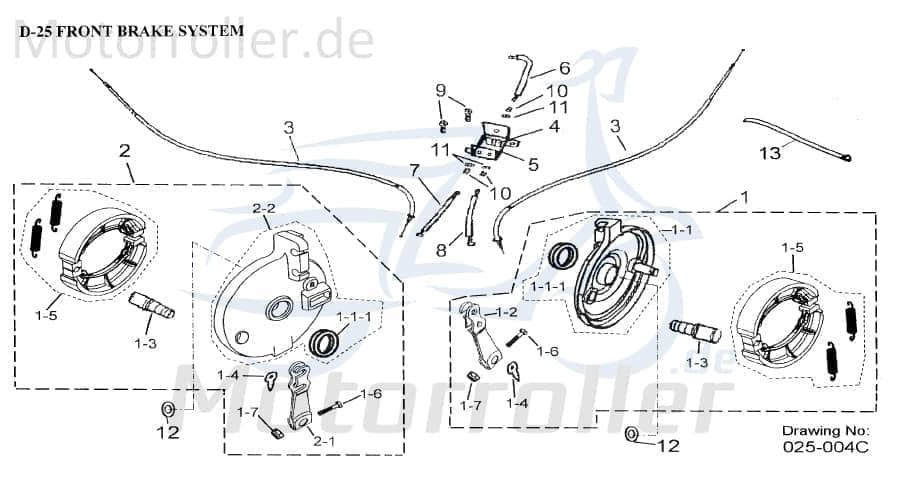 Aeon Overland 180 Unterlegscheibe 180ccm 4Takt K94101-1722010-K Motorroller.de Distanzhalter U-Scheibe Washer Beilagscheibe Ausgleichsscheibe Quad ATV