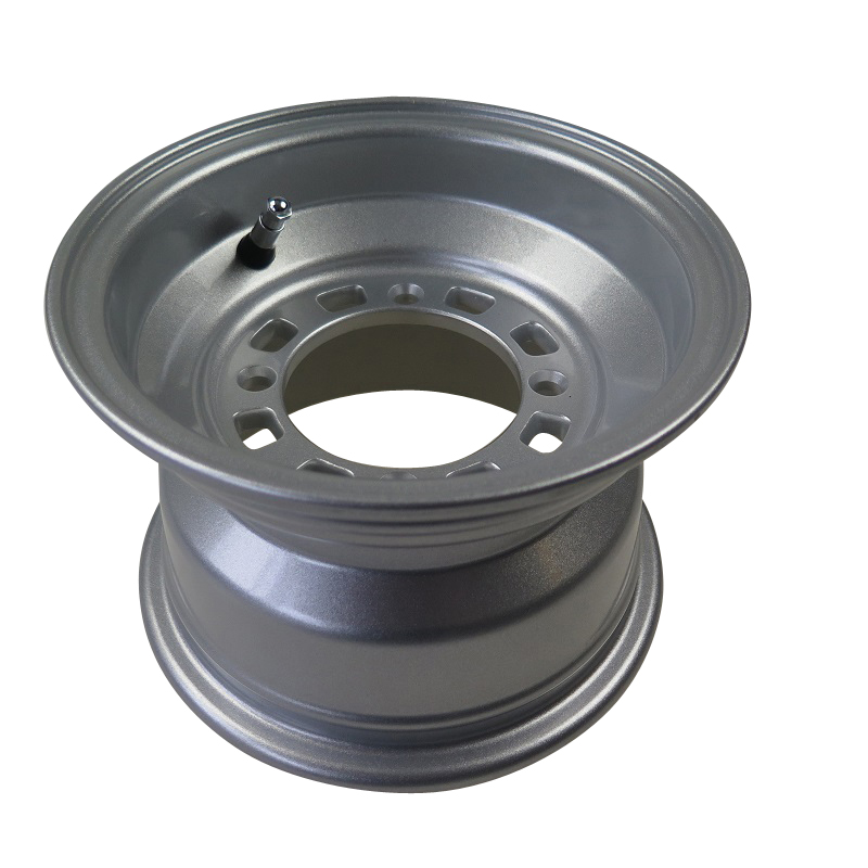 PGO Alufelge vorn 8x5,5 Zoll silber Bugrider 250 vorne Buggy B54011000001 Motorroller.de Vorderrad Vorderradfelge Alurad Ersatzteil Service Inpektion