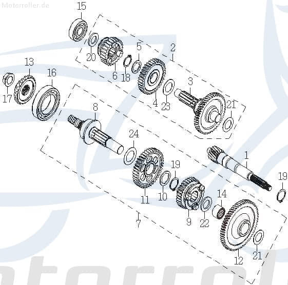 SMC Quad 200 Kugellager Wälzlager 200ccm 4Takt 93320-457516 Motorroller.de Rillenkugellager Nadellager Rollenlager Kugel-Lager Wellenlager Radiallager