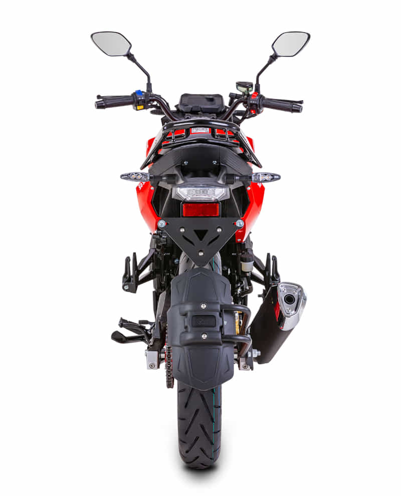 Motorrad Fighter 50 DV-RS rot 45 km/h Euro 5 Schaltmoped Mokick