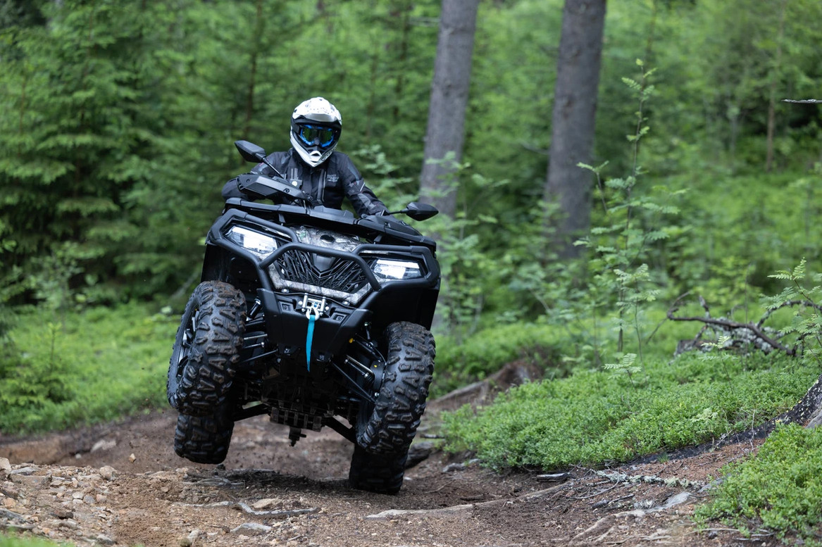 Quad Fighter 625 CF ABS twilight blue ATV Allradantrieb Off-Road 4x4 90km/h mit Seilwinde und Anhängerkupplung
