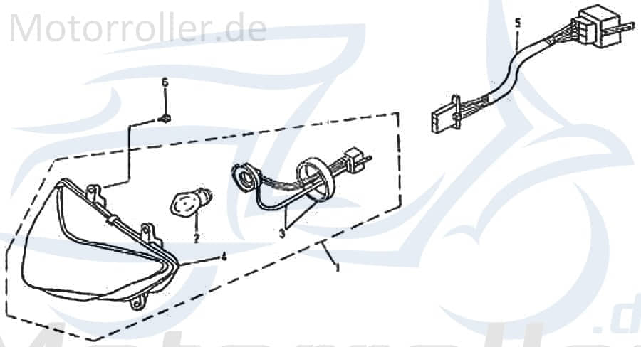 Adapterkabel Adapterleitung Rex 73259 Motorroller.de