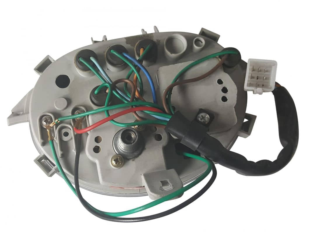 Rex E-Rex Tachometer Elektroroller 50ccm elektro 707189 Motorroller.de Geschwindigkeitsmesser Geschwindigkeitsanzeige Speedometer kmh-Anzeige Jonway