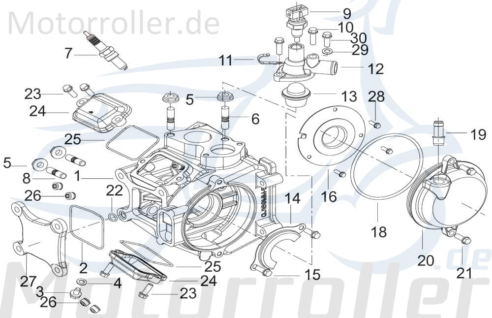 Ventilschaftdichtung 250ccm 4Takt 120015000000 Motorroller.de Ventilschaftabdichtung Dichtung-Ventilschaft 250ccm-4Takt
