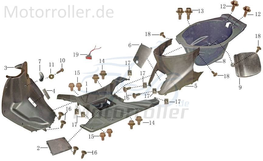 Staufachverkleidung YYB950QT-2-15005