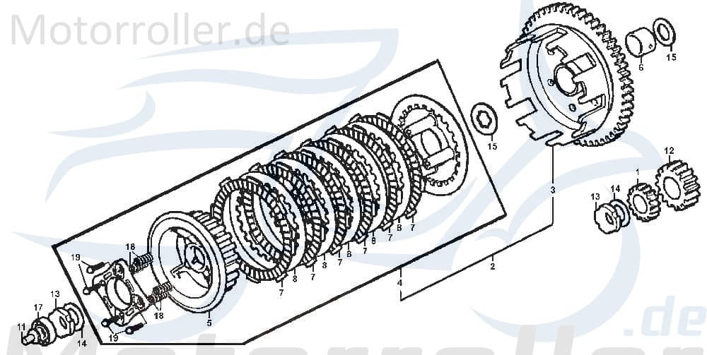 Schraube 6x25mm verzinkt Daelim E-Five 50 S5701-06025-08 Motorroller.de Bundschraube Maschinenschraube Flanschschraube Flansch-Schraube Bund-Schraube