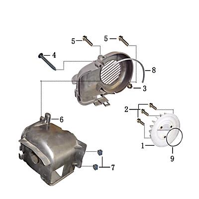 Rex Drive 50 Gebläserad Lüfterrad Luftrad 50ccm 2Takt 704160 Motorroller.de Flügelrad Kreidler Hiker 50 DD Sport Galactica 2.0 Jigger