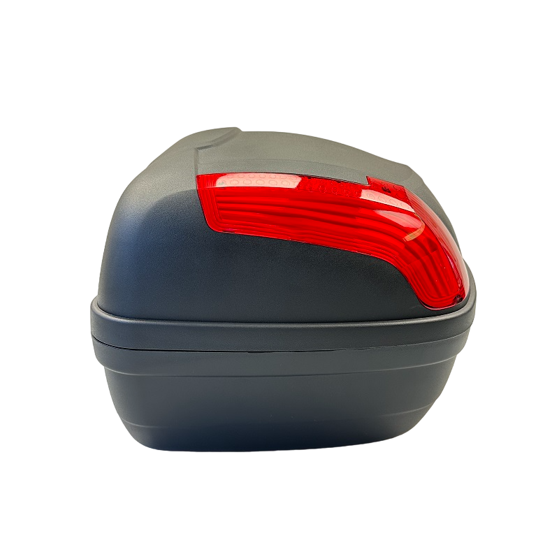 Topcase SPEC-X, 46L Inhalt, schwarz/rot 7.607.048/Z