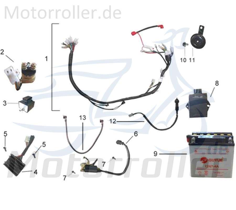 Kreidler CR 125 Sicherung 15A 89035 Motorroller.de Rex Supermoto Enduro 125 DD Schmelzsicherung Stromsicherung Überlastsicherung Motorrad