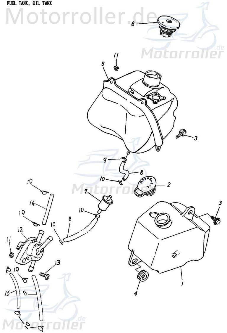 Adly Cat 50 Tankdeckel Roller 50ccm 2Takt 17620-116-000 Motorroller.de Schraubdeckel Tankverschluss Tank-Verschluss Schraub-Deckel Verschlussdeckel