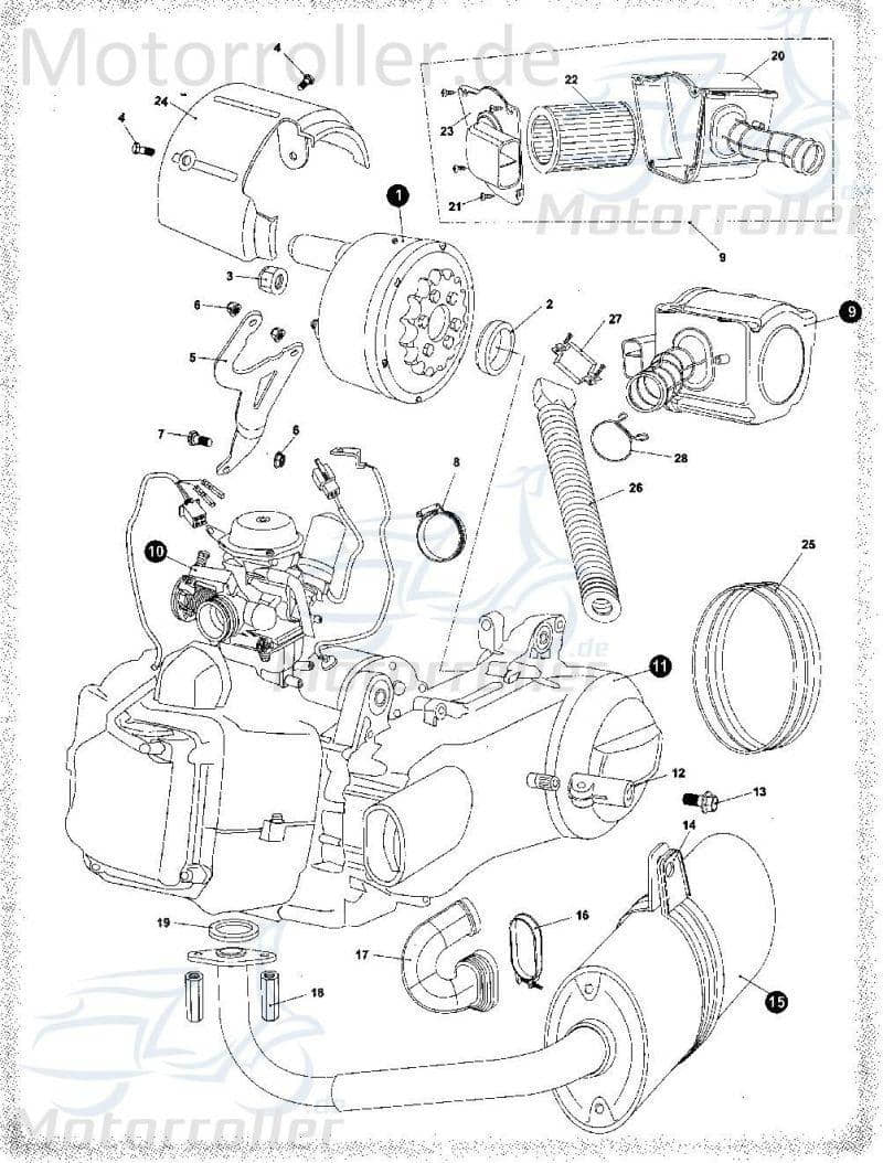 Tongjian Auspuffhalterung M8 8.030.027