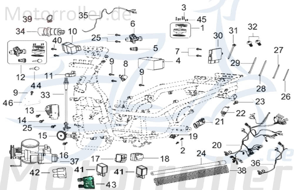 SMC Sicherung 30A 96820N120000 Motorroller.de Schmelzsicherung Absicherung Stromsicherung Überlastsicherung Scooter Moped
