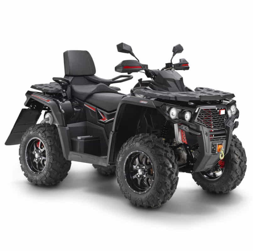 Quad Fighter PC 800 schwarz LOF Euro 5 ATV Straßenzulassung V-Twin V2 Motor