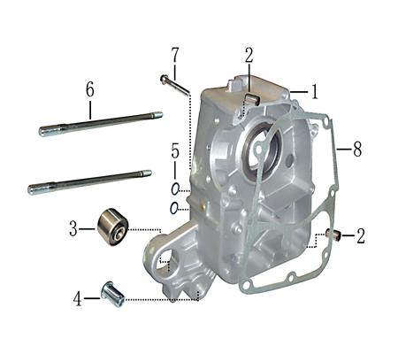 Dichtring 9x1.5mm Dichtung Motorgehäuse, Rechts 704059