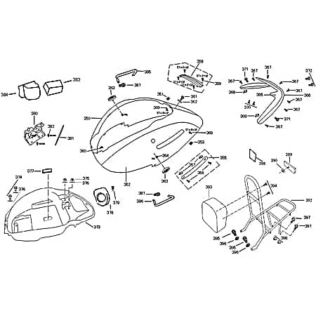 Spezialschraube M6x16mm Hagebau Palermo 50 92501-08016-03 Motorroller.de Maschinenschraube Spezial-Maschinenschraube 50ccm-4Takt Scooter Jonway