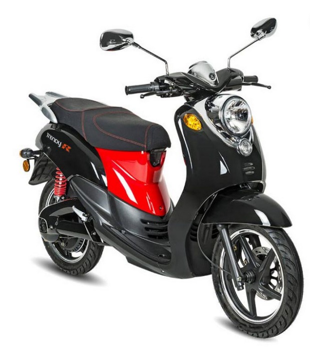 Elektroroller Scoody 45 TR 1500 Watt Lithium-Ionen-Akku 45 km/h E-Scooter E-Roller Motorroller mit Straßenzulassung