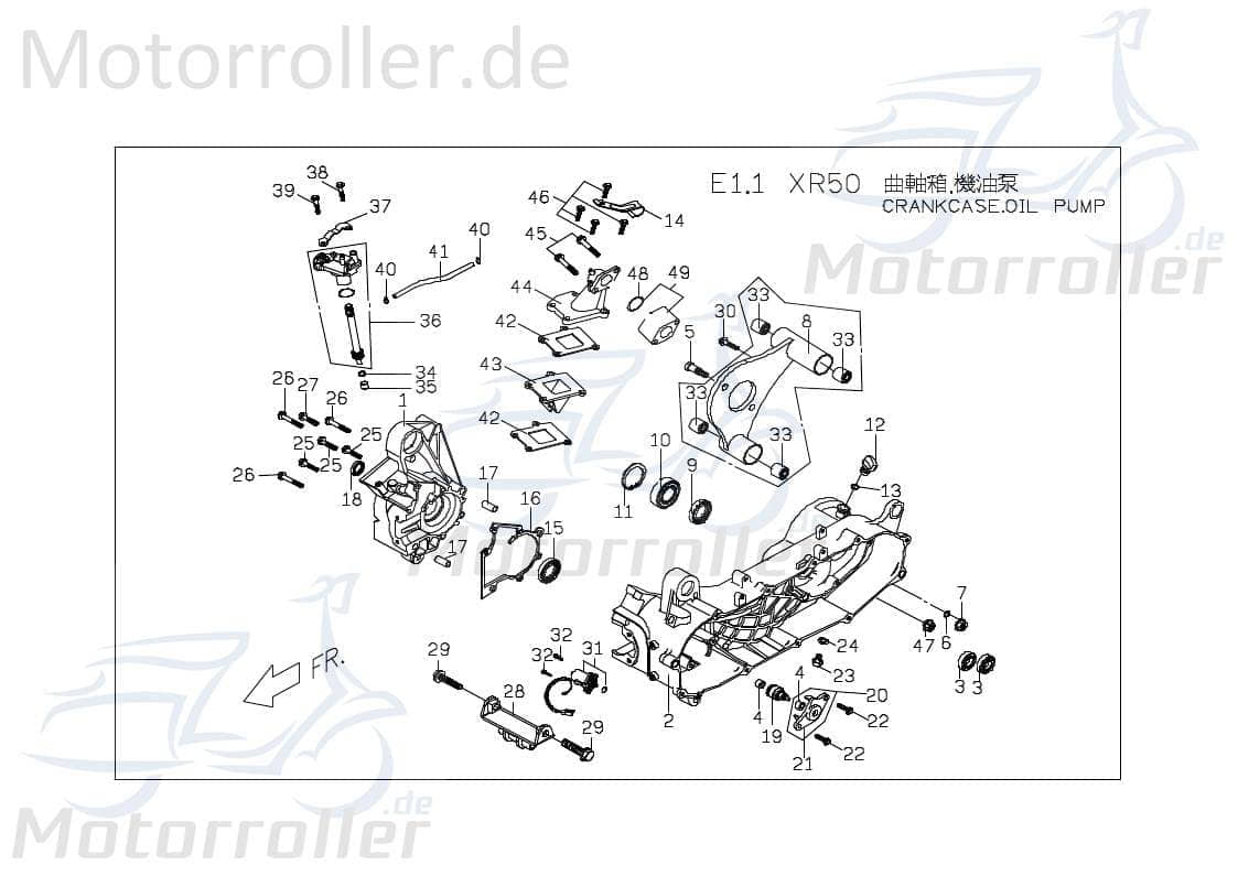 PGO Bundschraube M12x47mm X-RIDER 150 Quad ATV 150ccm 4Takt Motorroller.de Maschinenschraube Flanschschraube Flansch-Schraube Maschinen-Schraube UTV