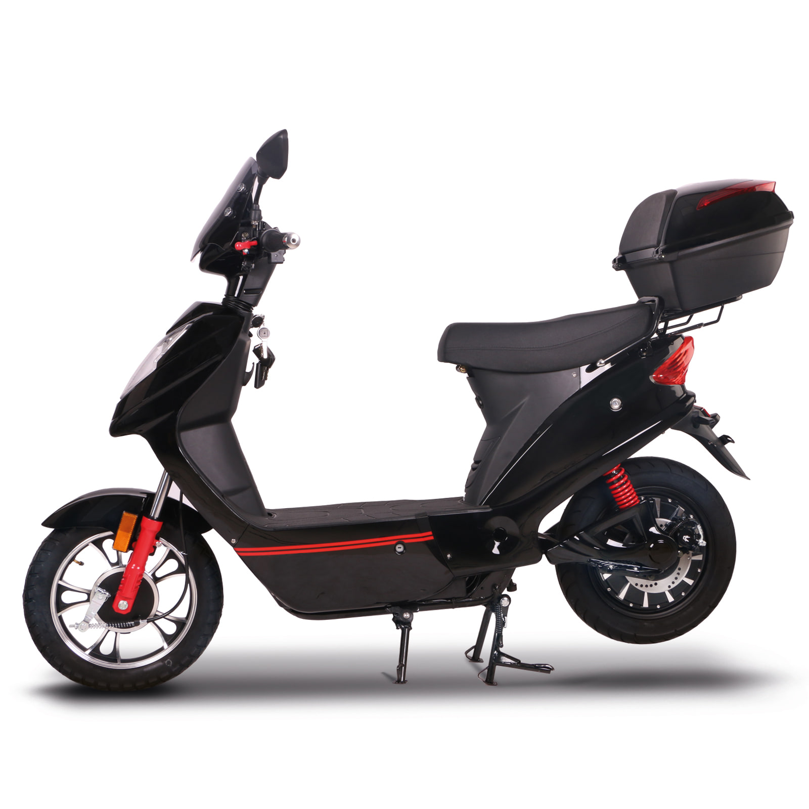 Elektroroller Scoody 45 HL schwarz 45 km/h 2000 Watt 60V-20Ah Lithium-Akku E-Roller E-Scooter Elektroscooter