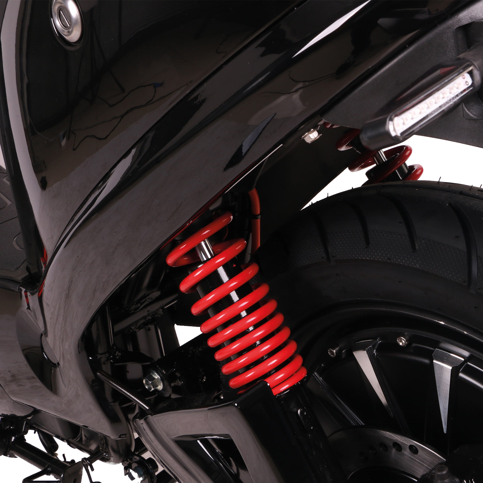 Elektroroller Scoody 45 HL schwarz 45 km/h 2000 Watt 60V-20Ah Lithium-Akku E-Roller E-Scooter Elektroscooter