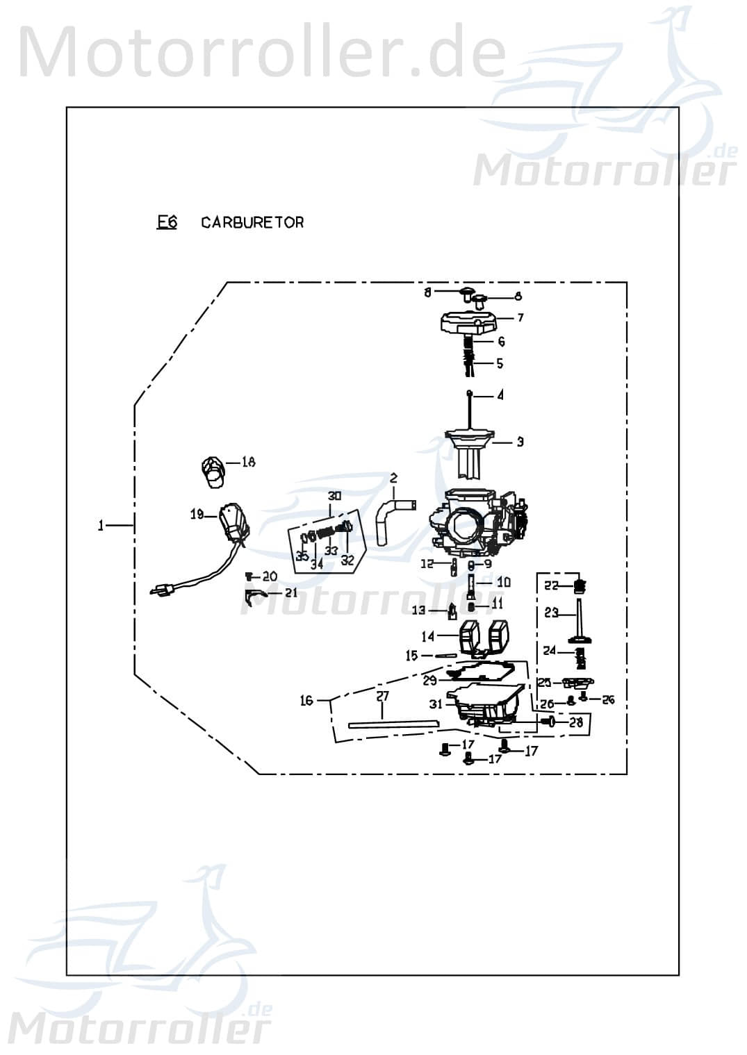 PGO Druckfeder G-Max 50 Spiralfeder Druck-Feder 50ccm 2Takt Motorroller.de Spiral-Feder Springfeder Kompressionsfeder PGO 150ccm-4Takt Scooter Service