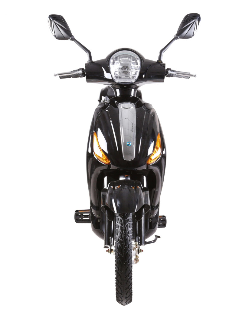 Elektroroller Scoody 25 Classic 2.0 L ZT-09CL schwarz 250W 25 km/h Lithium-Ionen-Akku E-Scooter E-Roller Mofa