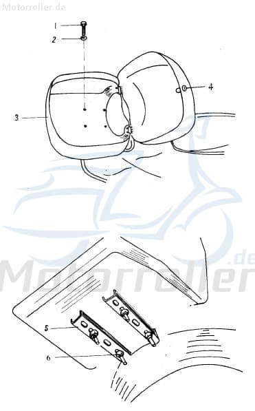 U-Scheibe 8mm Distanzscheibe Sundiro FIG. E09 NO. 09