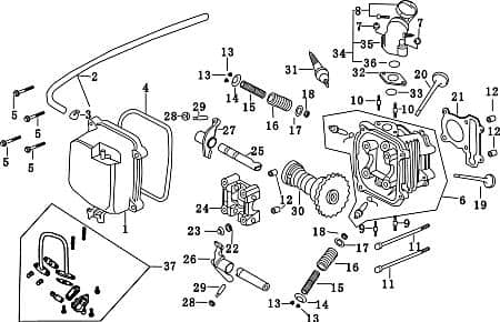 Rex RS460 Boston 8 Ansaug-Stutzen Ansaugschlauch Motorroller.de Ansaugkrümmer Ansaugstutzen 50ccm 4Takt 139QMB JSD50QT-13 50cc 4T 139QMA