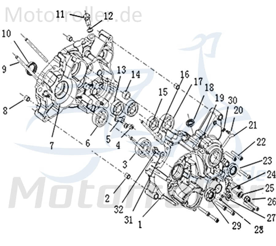 Schraube M8x12mm Maschinenschraube Flanschschraube 733443 Motorroller.de Bundschraube Flansch-Schraube Maschinen-Schraube Bund-Schraube Scooter Moped