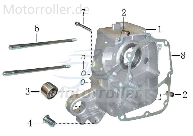 Distanzhülse 14x25mm AGM GMX 450 Sport JSD50QT-13 50ccm 4Takt Motorroller.de Distanz-Hülse Distanzbuchse Passhülse Passbuchse Abstandshülse 139QMB