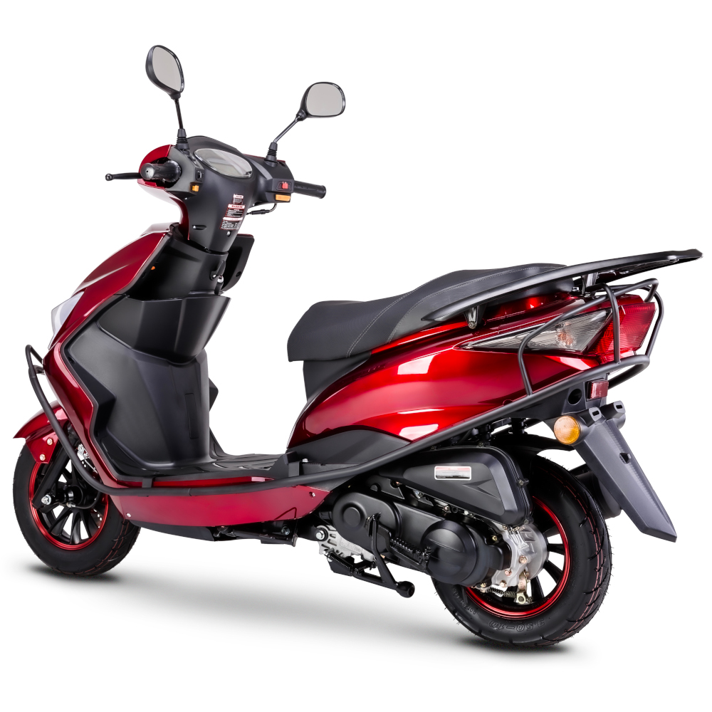 Motorroller GMX 460 Sport C-RZ rot 45 km/h Euro 5 Scooter Mokick Roller