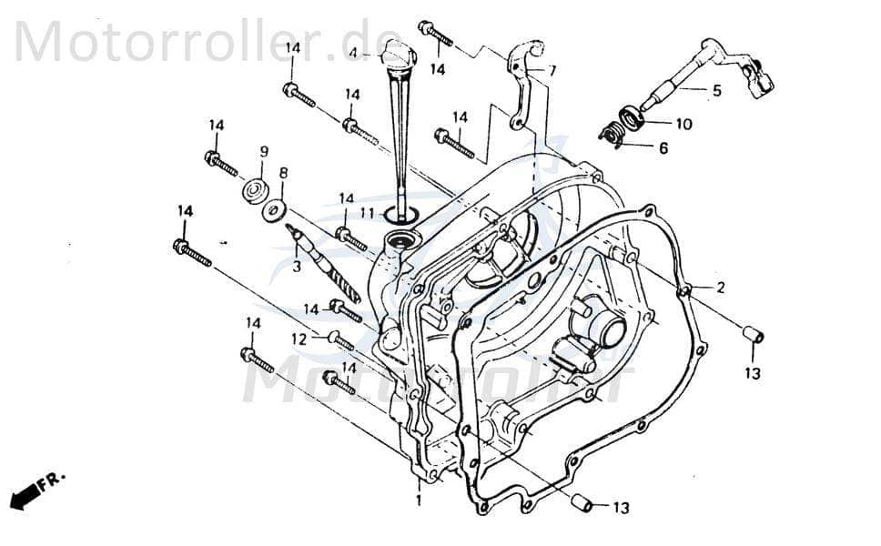Chunlan Chopper Scheibe Motorrad 125ccm 4Takt 244FM.03.05-06 Motorroller.de Unterlegscheibe U-Scheibe Distanz-Scheibe Unterleg-Scheibe Abstandsscheibe