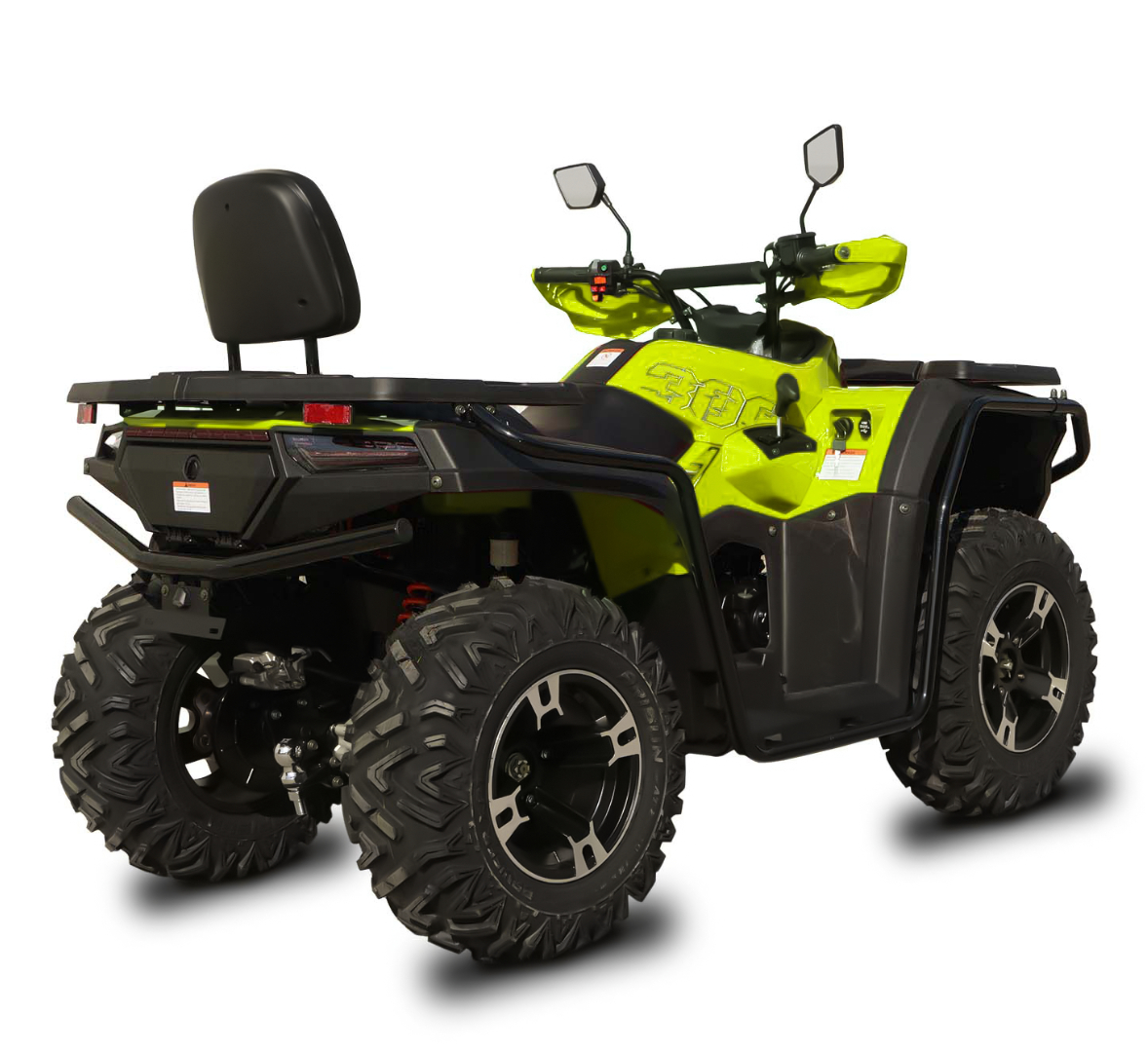 Quad Fighter 300 B-S grün Stahlfelgen ATV mit Straßenzulassung