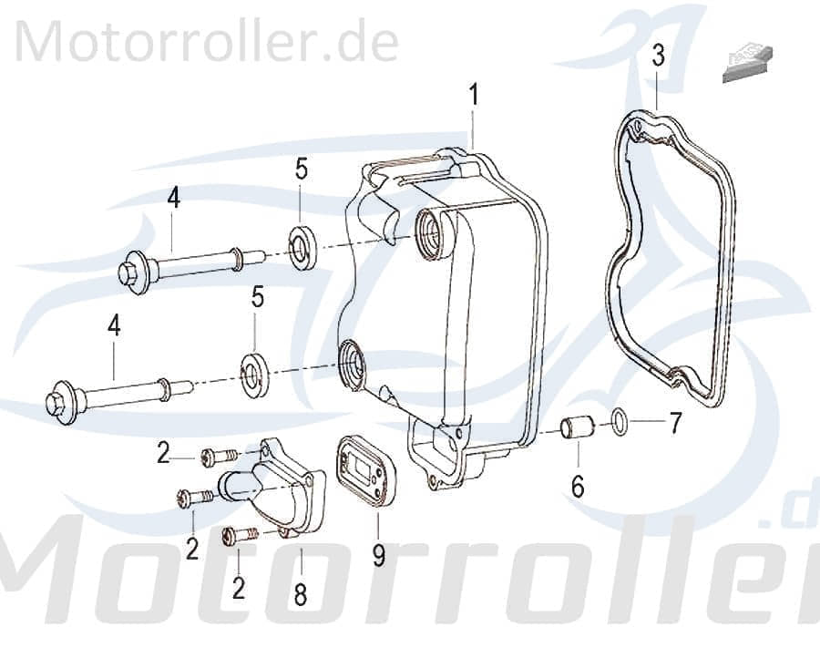 SMC Führungshülse 10x86x14mm Generic Zion 125 150083000000 Motorroller.de Führungsbuchse Arretierhülse Arretierbuchse Führungs-Buchse Führungs-Hülse