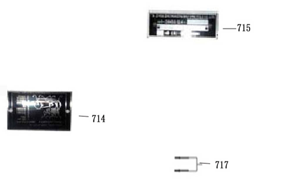 AGM GMX 460 Sport Typenschild 50ccm 4Takt 87226-KY-E000 Motorroller.de Motorschild Leistungsschild Herstellerschild Fahrgestellnummerplatte Scooter