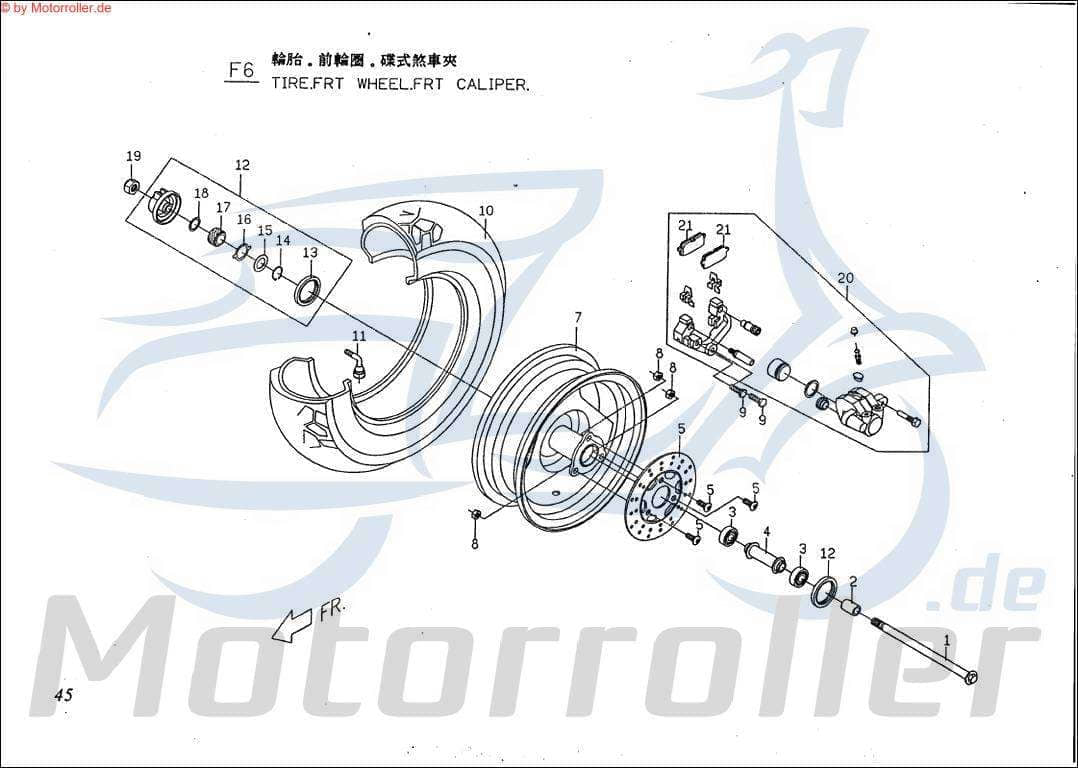 PGO Rollerreifen 120/90-10 Straßenprofil TUBLESS 50ccm 2Takt Motorroller.de Scooterreifen Sommerreifen 50ccm-2Takt Big Max 50 Big Max 90 Ersatzteil
