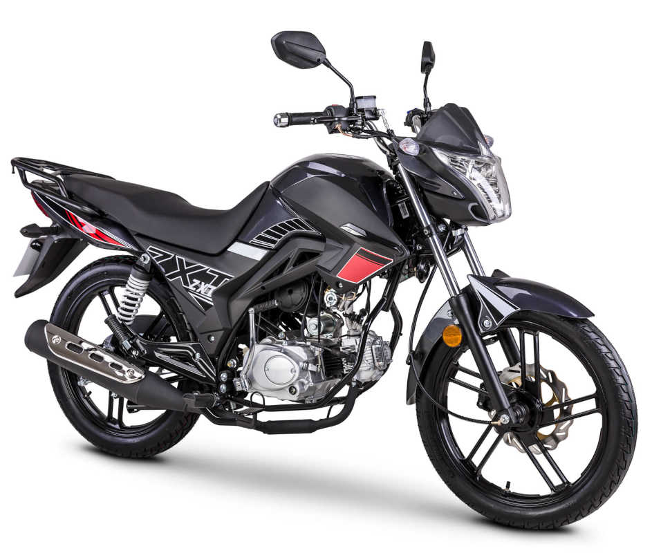 Motorrad Fighter 50 ZXT-RS schwarz 45 km/h Euro 5 Schaltmoped Mokick Kleinkraftrad Krad 4 Takt 50 ccm