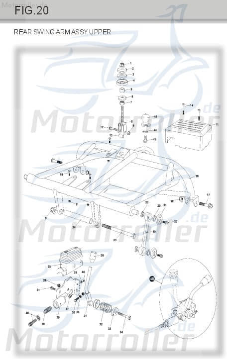 Abdeckung Schalthebel Tongjian Strassenbuggy 150 7.020.024 Motorroller.de Deckel Verkleidung Eppella ECM TBM Twister Hammerhead Wangye Kasea Buggy