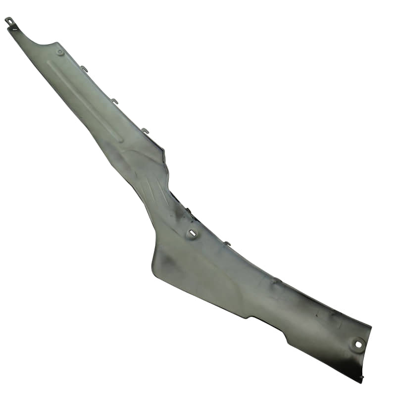 Seitenleiste unten links rot-schwarz-matt 1020406-SMR