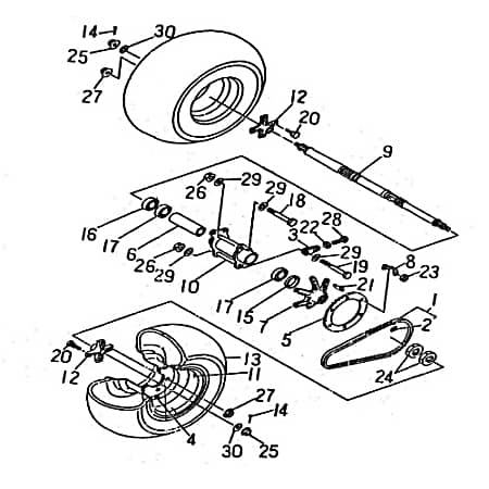 Maxxis Quadreifen 255/60-10 55N hinten 170ccm 4Takt ATV 97529 Motorroller.de ATV-Reifen Offroadreifen BuggyReifen Geländebereifung UTV-Reifen Rex