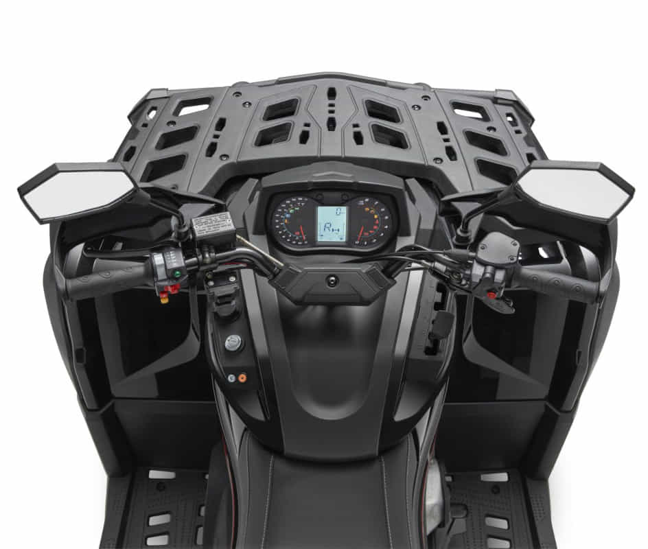 Quad Fighter PC 1000 titangrau LOF Euro 5 ATV Straßenzulassung V-Twin Motor