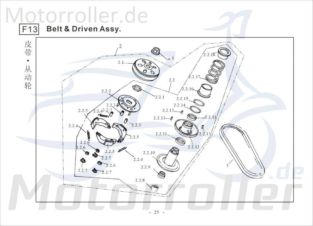 Keilriemen 729x17,5x30 / 738x18 BAO-114001-139QMA-0100