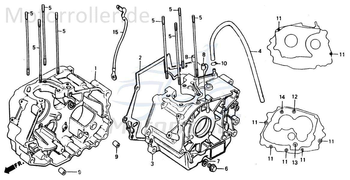Chunlan Chopper Batteriekabel schwarz 125ccm 4Takt ABB-P17-NO.-15 Motorroller.de Minus Massekabel Elektrokabel Batterieleitung Minuskabel Akkukabel