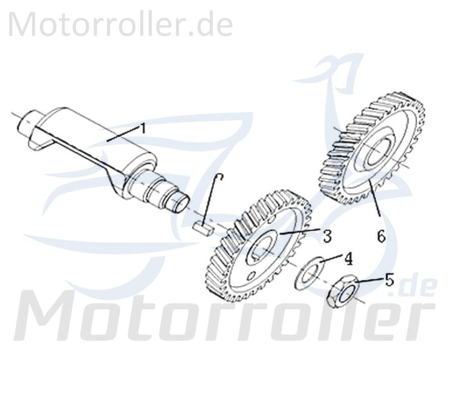SMC Passfeder B 4x8mm 50ccm 2Takt Kreidler GB/T1096-2003 Motorroller.de Scheibenfeder Federkeil 50ccm-2Takt Motorrad DICE SM 50 LC Supermoto 50 DD