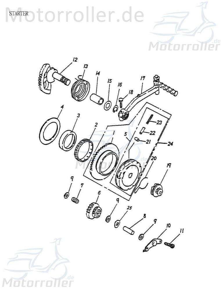 Adly Quad 50 2 Halteplatte Anlasserzwischenrad ABR-11206-116-000 Motorroller.de Stahlplatte Halter Montageschiene Fixierung Halterung Montageplatte