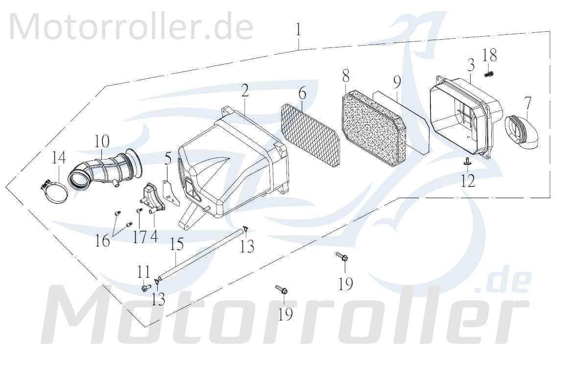 Deckel Ölabscheider Kreidler F-Kart 170 Verkleidung 81403 Motorroller.de Kappe Schutz Blende Abdeckung Haube Abdeckhaube Schutzhaube Überdeckung